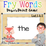 Fry Word Hunt PowerPoint Game (List 1 & 2)