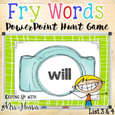 Fry Word Hunt PowerPoint Game (List 3 & 4)