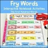 First Hundred Fry Words Editable Interactive Notebook Activities