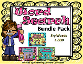 Fry Word Search Bundle: Sets 1, 2, 3 ~ Words 1 - 300 
