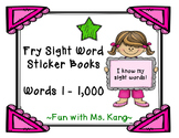 Fry Word Sticker Book 1-100 (Freebie)