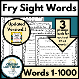 Fry Words 1-1000 BUNDLE *NEW Differentiated Passages & Com