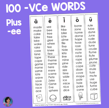 Free Fry Word Lists - 1,000 Words divided into 40 Numbered Lists