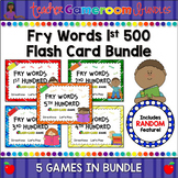 Fry Words - 1st 500 Words - Flash Card Bundle