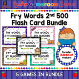 Fry Words - 2nd 500 Words - Flash Card Bundle