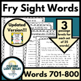 Fry Words 701-800 *NEW Differentiated Passages & Comprehen