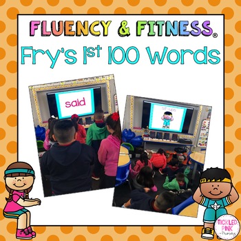Preview of Sight Word Fluency & Fitness® Brain Breaks: Fry Words 1st 100