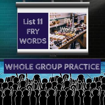 Preview of Fry Words Fun Pictures Practice List 11