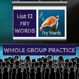 Fry Words Fun Pictures Practice List 12