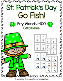 Fry Words Go Fish ~ St. Patrick's Day ~ Set 1