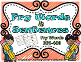 Fry Words & Sentences Set 4