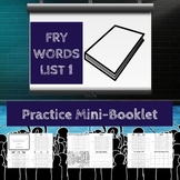 Fry Words Word Search Mini-Booklet List 1