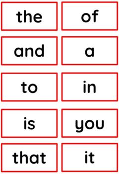 Fry's 1st 100 Sight Word Flash Cards - Available in Black and White or ...