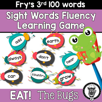 Preview of Fry's 3rd 100 sight words - Fly swatter high frequency word game