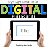 Fry's Digital Sight Word Flashcards 101 - 200 {Distance Learning}