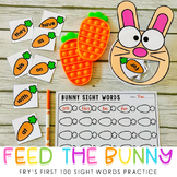 Fry's First 100 Sight Word Practice - Feed the Bunny