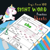 Fry's First 100 Sight Word Practice Sheets: Sentences and 