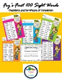 Fry's First 100 Sight Words Checklist and Certificate - Frys Fry