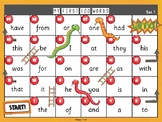 Fry's First 100 Sight Words Snakes and Ladders