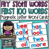 Fry Sight Words First 100 Words Magnetic Letters Word Card