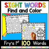 Fry's First 100 Words Worksheets - Practice Pages - Find a