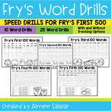 Fry's First 500 Word Drills - High Frequency Word Practice