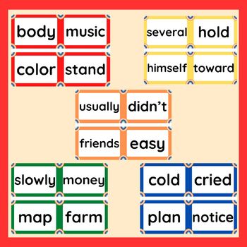Fry's Fourth 100 Sight Words Rainbow Flash Cards - READY TO PRINT
