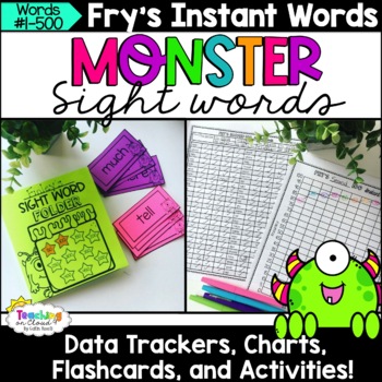 Preview of Fry Sight Words Activities, Assessment, Progress Monitoring and Flash Cards