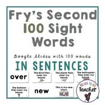 Preview of Fry's Second 100 Words in Sentences (Digital)