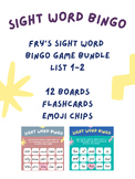 Fry's Sight Word Bingo (List 1 and List 2)
