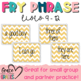 Fry's Sight Words : Lists 9-12