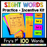 Fry's first 100 words flash cards - Spelling Lists - Chart
