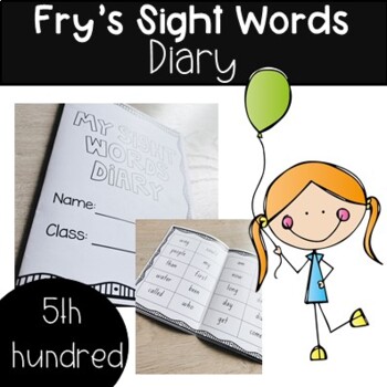 Preview of Fry's sight words fifth hundred PDF