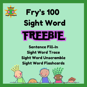 Preview of Fry's 100 Sight Word Activities