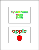 Fry's 100 Picture Noun Words (1 - 100) PowerPoint & Flash Cards