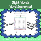 Fry's 100 Sight Words - Bundle of 20 pages of Sight Words 