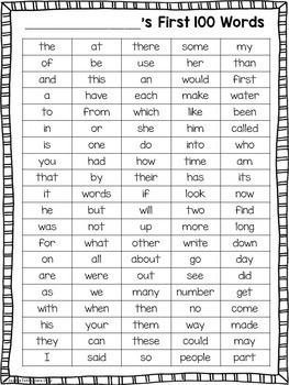 Sight Words Fry 1000 Word Pack with Flashcards/Word Wall and Assessments
