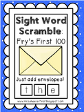 First Grade Sight Words: Word Scramble
