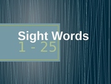 Fry's First 25 Sight Words