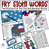Sight Word Practice - Game - Worksheets - Fry Words 101-200