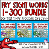 Fry Sight Words | Sight Word Games | Words 1-300 | BUNDLE 