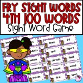 Fry Sight Words | 4th Hundred Words | Sight Word Game