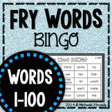 Fry Sight Word BINGO (Words 1-100) Editable