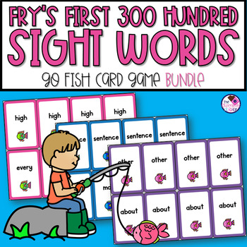 Preview of Fry Sight Words Activity Game BUNDLE First 300 Words