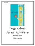 Fudge a Mania - Judy Blume adapted book summary review questions