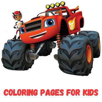 Fuel Creativity with Blaze And The Monster Machines Coloring Pages for Kids