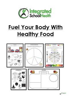 Preview of Fuel Your Body With Healthy Food Workbook