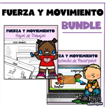 Preview of Fuerza y Movimiento | Force and Movement BUNDLE SPANISH