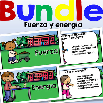 Preview of Fuerza y energía | Bundle