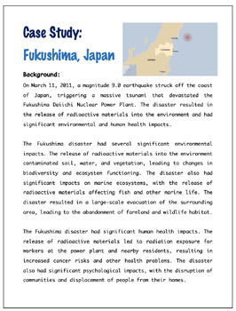 fukushima nuclear disaster case study ppt